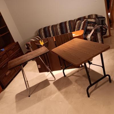 4 SMALLER FOLDING TABLES