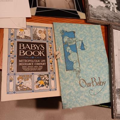 OLD PHOTOS, BABY BOOKS FROM 1920'S, DIARIES AND MORE