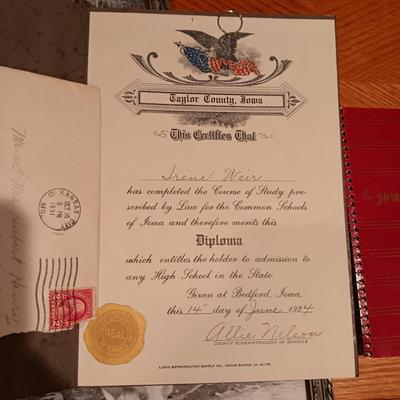 OLD PHOTOS, BABY BOOKS FROM 1920'S, DIARIES AND MORE