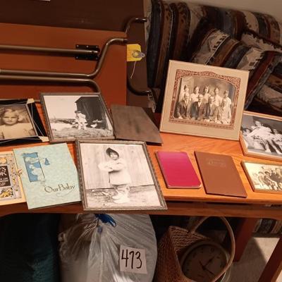 OLD PHOTOS, BABY BOOKS FROM 1920'S, DIARIES AND MORE