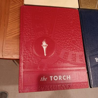 1955 - 1958 YEAR BOOKS FOR BEDFORD, IOWA "THE TORCH"