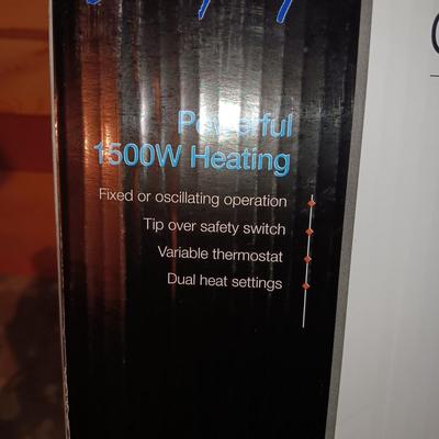 OSCILLATING FAN AND LIKE NEW CERAMIC TOWER HEATER