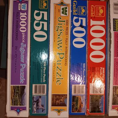 MANY JIGSAW PUZZLES