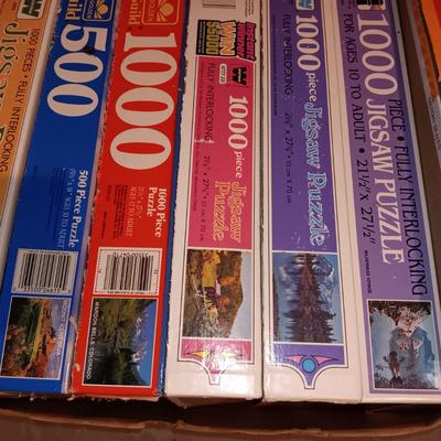 MANY JIGSAW PUZZLES