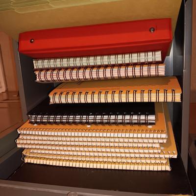 VARIOUS SIZES OF SPIRAL NOTEBOOKS