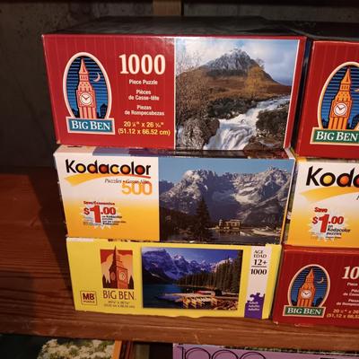 MANY JIGSAW PUZZLES