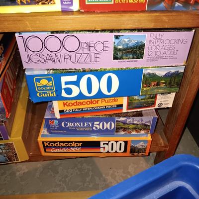 MANY JIGSAW PUZZLES