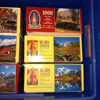 MANY JIGSAW PUZZLES