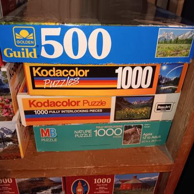 MANY JIGSAW PUZZLES