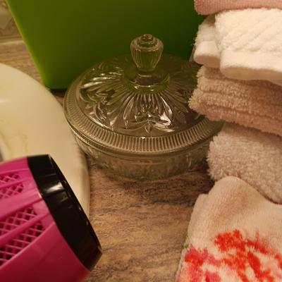 CONAIR HAIR DRYER, TOWELS AND MORE