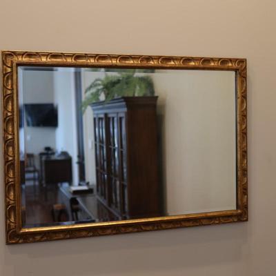 Gold Elegant Wall Mirror
