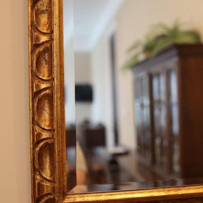 Gold Elegant Wall Mirror