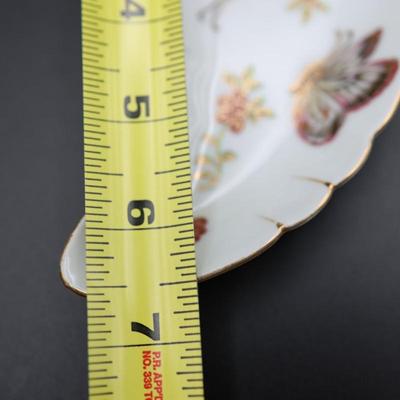 Vintage LJ Crescent Shaped Porcelain Dish
