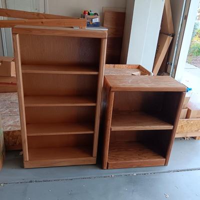 2 SMALL BOOKCASES