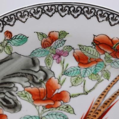 Vintage Famille Rose Chinese Plate