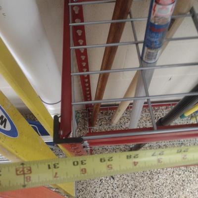 Collection of Cleaning Tools includes Holding Rack