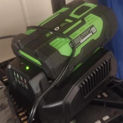 E-Go Electric 56 Volt Hedge Trimmer with Battery and Charger