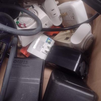 Collection of Timers and Electric Plug Strips