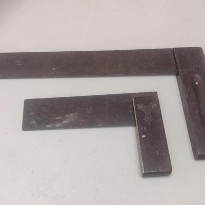 Pair of Vintage Builder's Squares