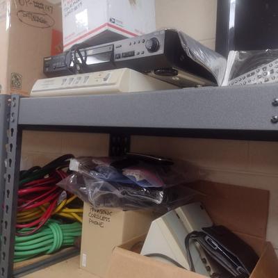 Collection of Electronics (Extension Cords Shown are Not Included)