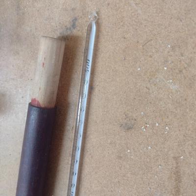Assortment of Hand Cutting Tools includes High Temperature Mercury Thermometer