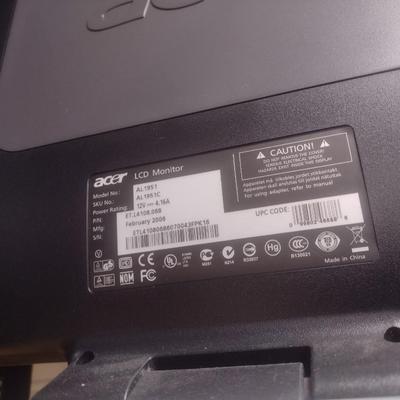 ACER 15" LCD Monitor
