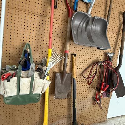Large lot of all kinds of outdoor hand tools including garden and snow!