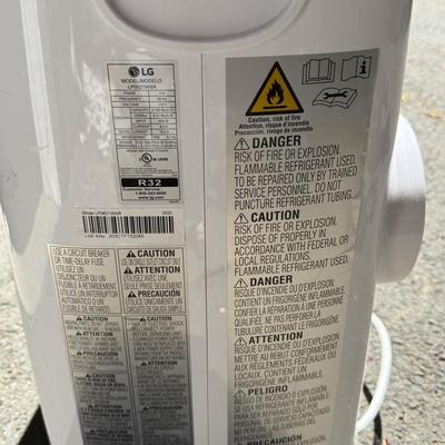 LG portable air conditioning unit.