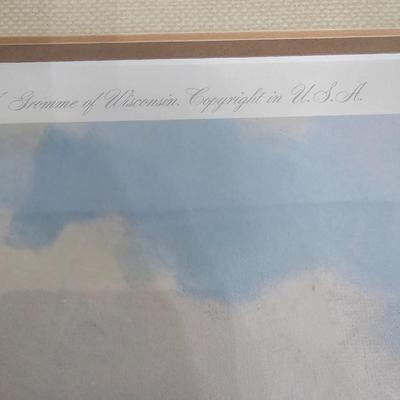 Bluebird Print by O.J. Gromme - Signed/Numbered (PB-JS)