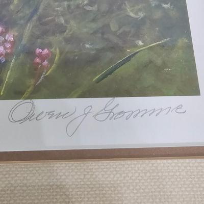 Bluebird Print by O.J. Gromme - Signed/Numbered (PB-JS)