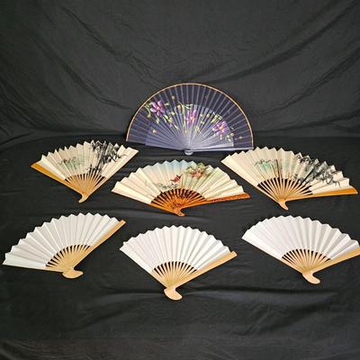 Collection of Seven Oriental Fans (PB-JS)