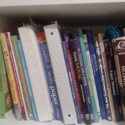 Collection of Crafting, Mosiac Art, Sewing and Other Books (DS) #1