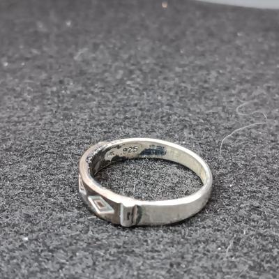 2 STERLING SILVER RINGS 8.32g SIZE 10