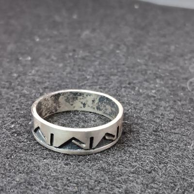 2 STERLING SILVER RINGS 8.32g SIZE 10