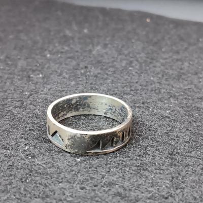 2 STERLING SILVER RINGS 8.32g SIZE 10
