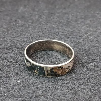 2 STERLING SILVER RINGS 11.96g SIZES 11 3/4 & 10 3/4