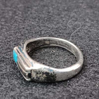 2 STERLING SILVER RINGS 11.96g SIZES 11 3/4 & 10 3/4