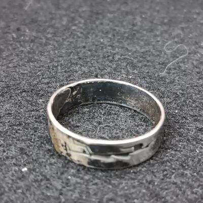 2 STERLING SILVER RINGS 11.96g SIZES 11 3/4 & 10 3/4