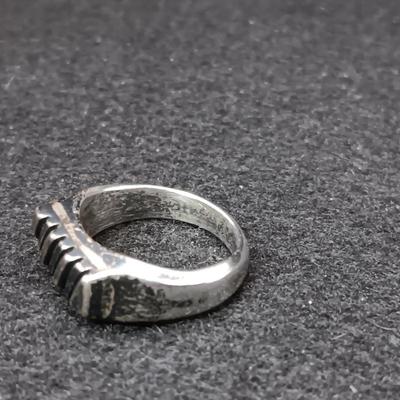 2 MORE STERLING SILVER RINGS 12.64g SIZE 7 1/2