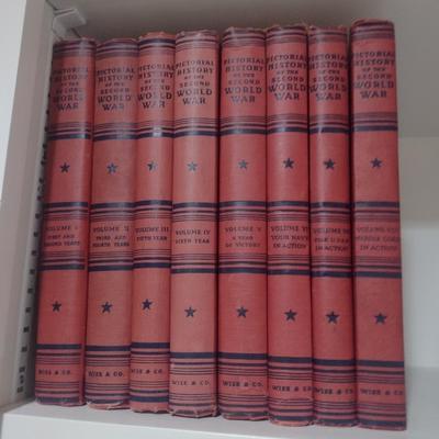 Pictorial History of the Secord World War 8 Volume Set 1948 Wise and Company (DS) #9