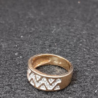 14K GOLD RING 4.56g SIZE 4/1/2