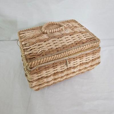 Mini Weaving Loom & Assorted Fiber Arts Materials (PB-JS)