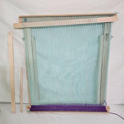 Mini Weaving Loom & Assorted Fiber Arts Materials (PB-JS)