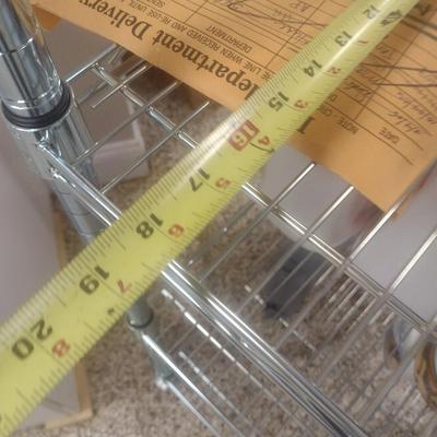 NSF Commercial Grade Multi-Shelf Roll Rack Choice A (No Contents) See Note Below