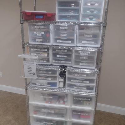NSF Commercial Grade Multi-Shelf Roll Rack Choice B (No Contents) See Note Below