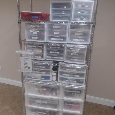 NSF Commercial Grade Multi-Shelf Roll Rack Choice B (No Contents) See Note Below