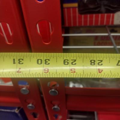 Entire Metal Rack and Adjustable Shelving System (No Contents--See message below)