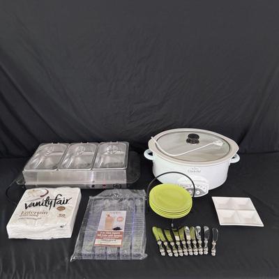 Rival Crockpot, Stainless Steel Buffet Server & Food Warmer, and Other Serving Accessories (K-DZ)