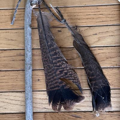 Two Handcrafted Snake Sticks (LR-DZ)