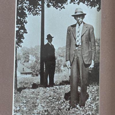 Three Vintage Photographs in Gold-Painted Wooden Frames (PB-DZ)